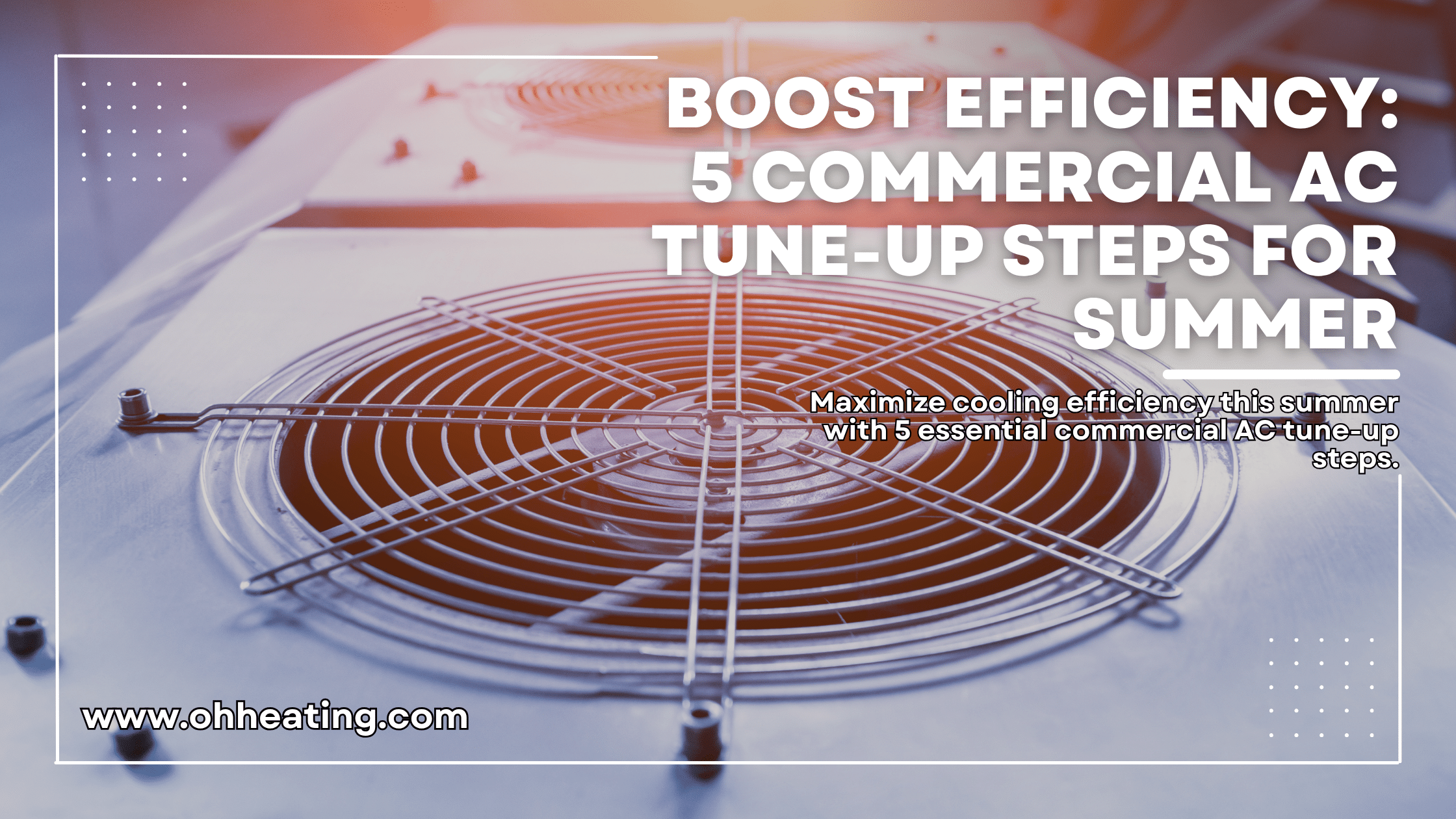 Boost efficiency blog feature image Ohio Heating