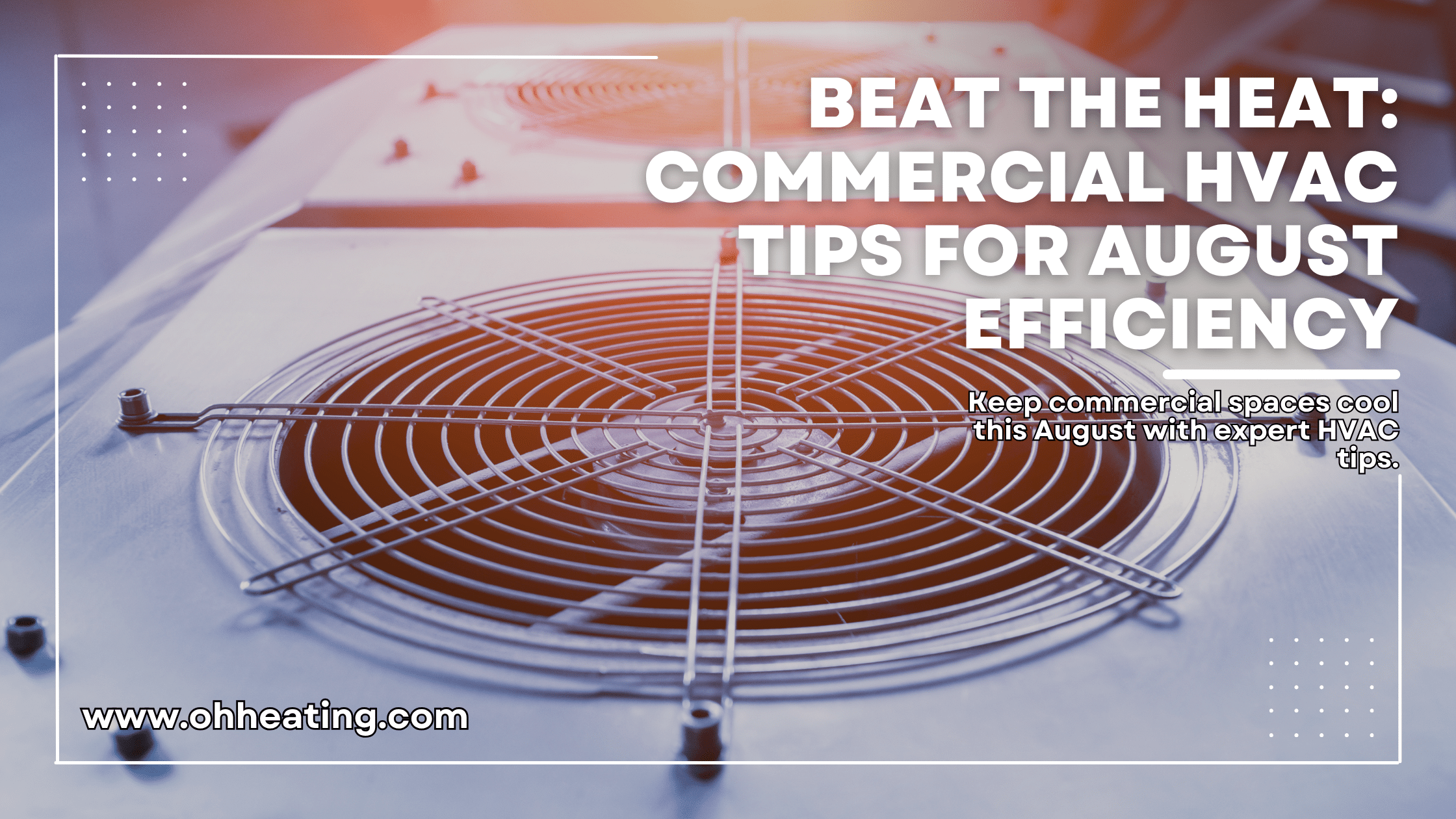 Beat The Heat Ohio Heating blog header