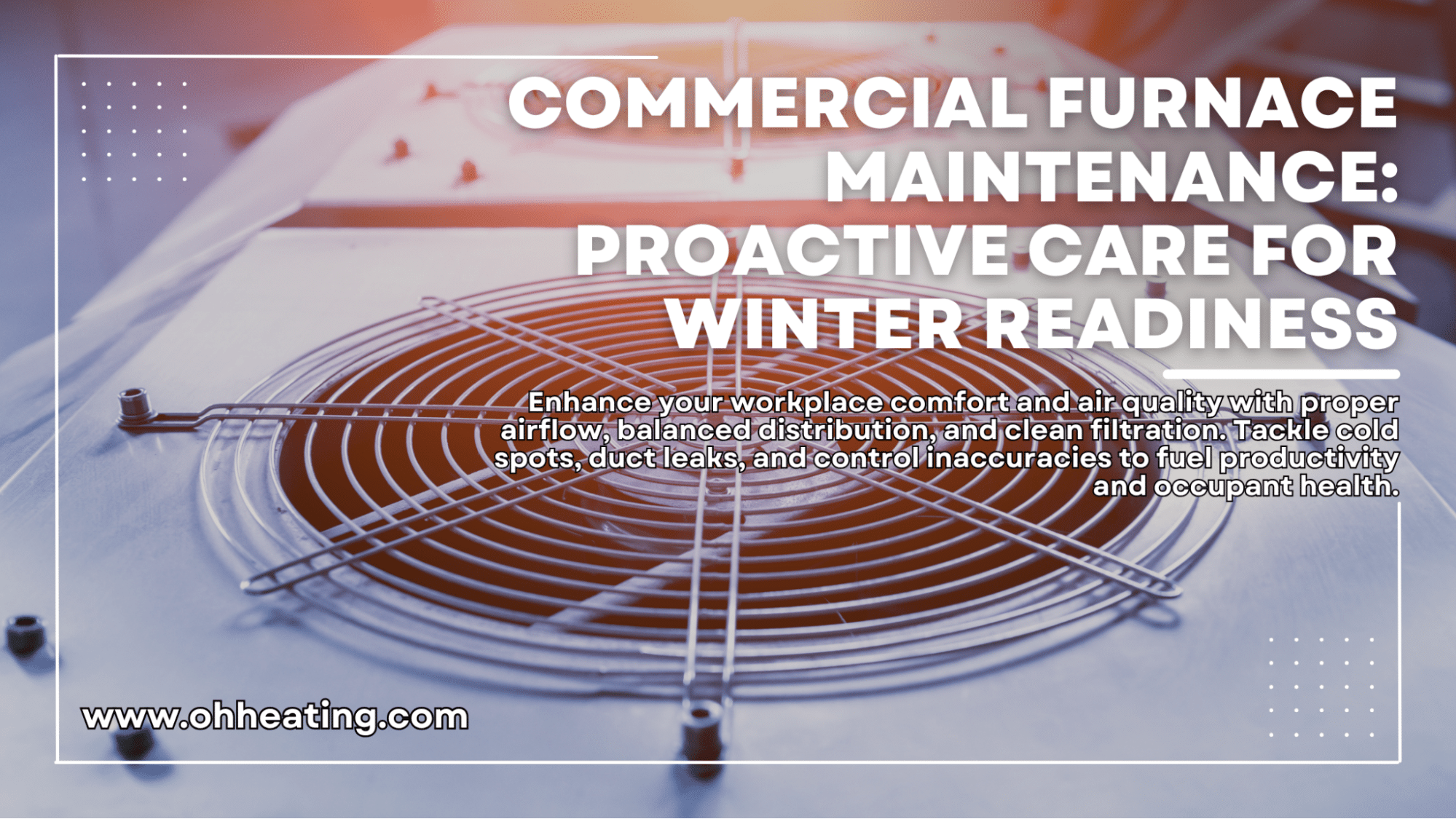 Commercial Furnace Maintenance Blog Header